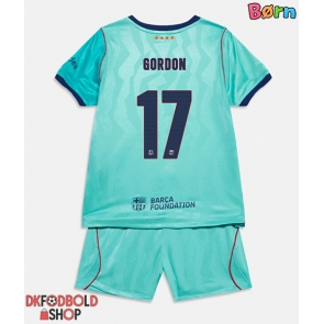 Barcelona Anthony Gordon #17 Tredje trøje Børn 2026-27 Kort ærmer (+ korte bukser)